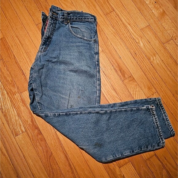 Men's L.L. Bean Flannel Lined Natural Fit Comfort Waist 36x34 - Picture 3 of 6